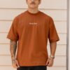 Rust Brown Oversized T-Shirt