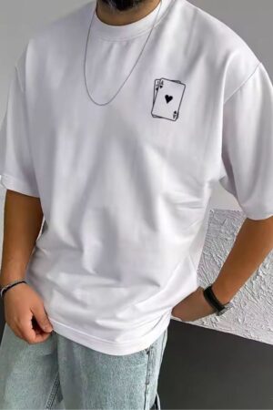 Ace Card Minimal Graphic T-Shirt