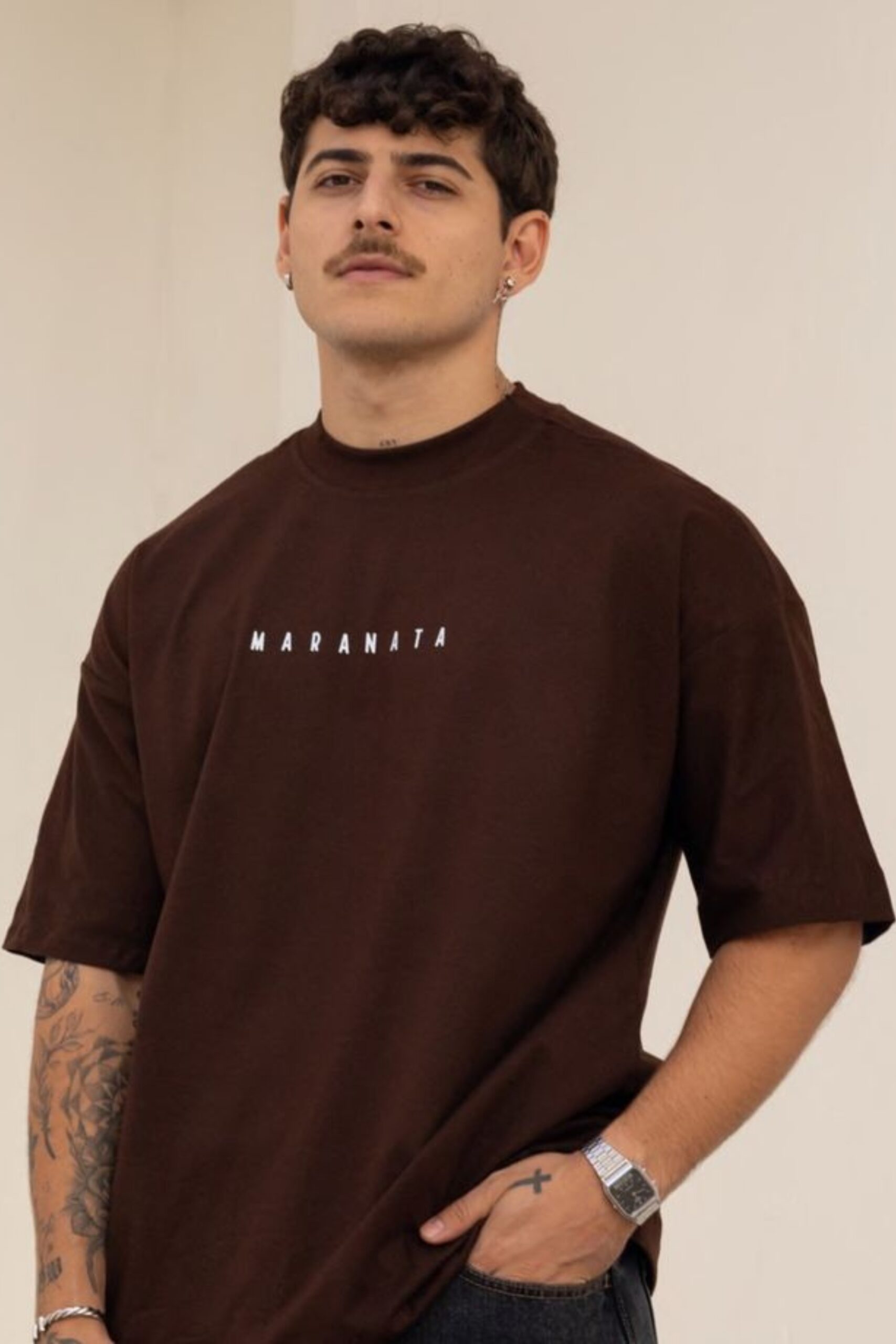 Essential Brown Oversized T-Shirt