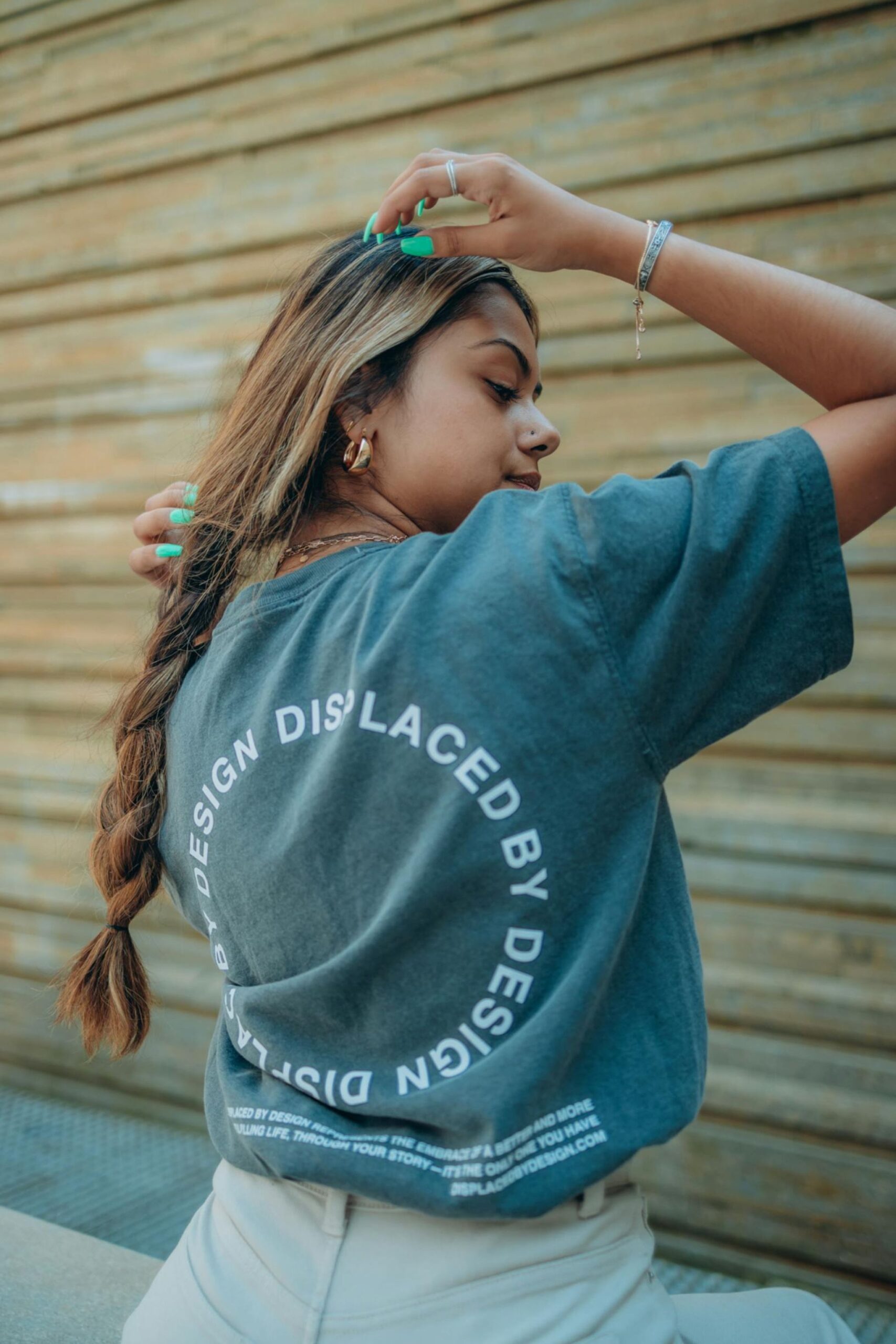 Displaced by Design Oversized Tee