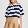 Coastal Stripe Boxy Polo