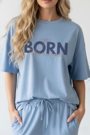 Born Awesome Oversized T-Shirt