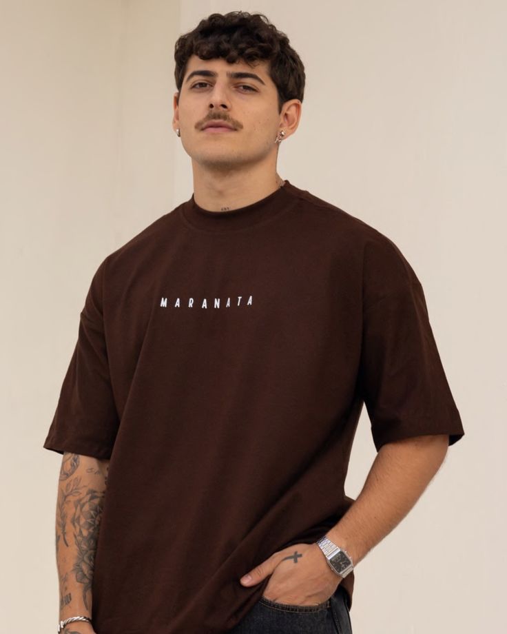 Essential Brown Oversized T-Shirt