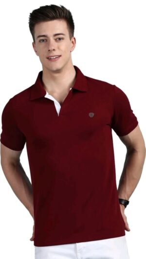 Classic Maroon Polo T-Shirt