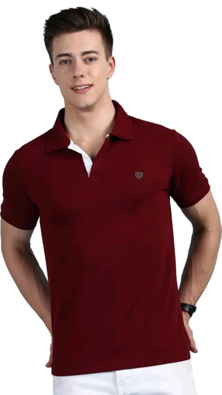 Classic Maroon Polo T-Shirt