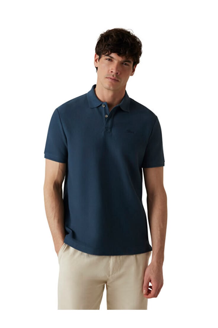 Classic Navy Blue Polo T-Shirt