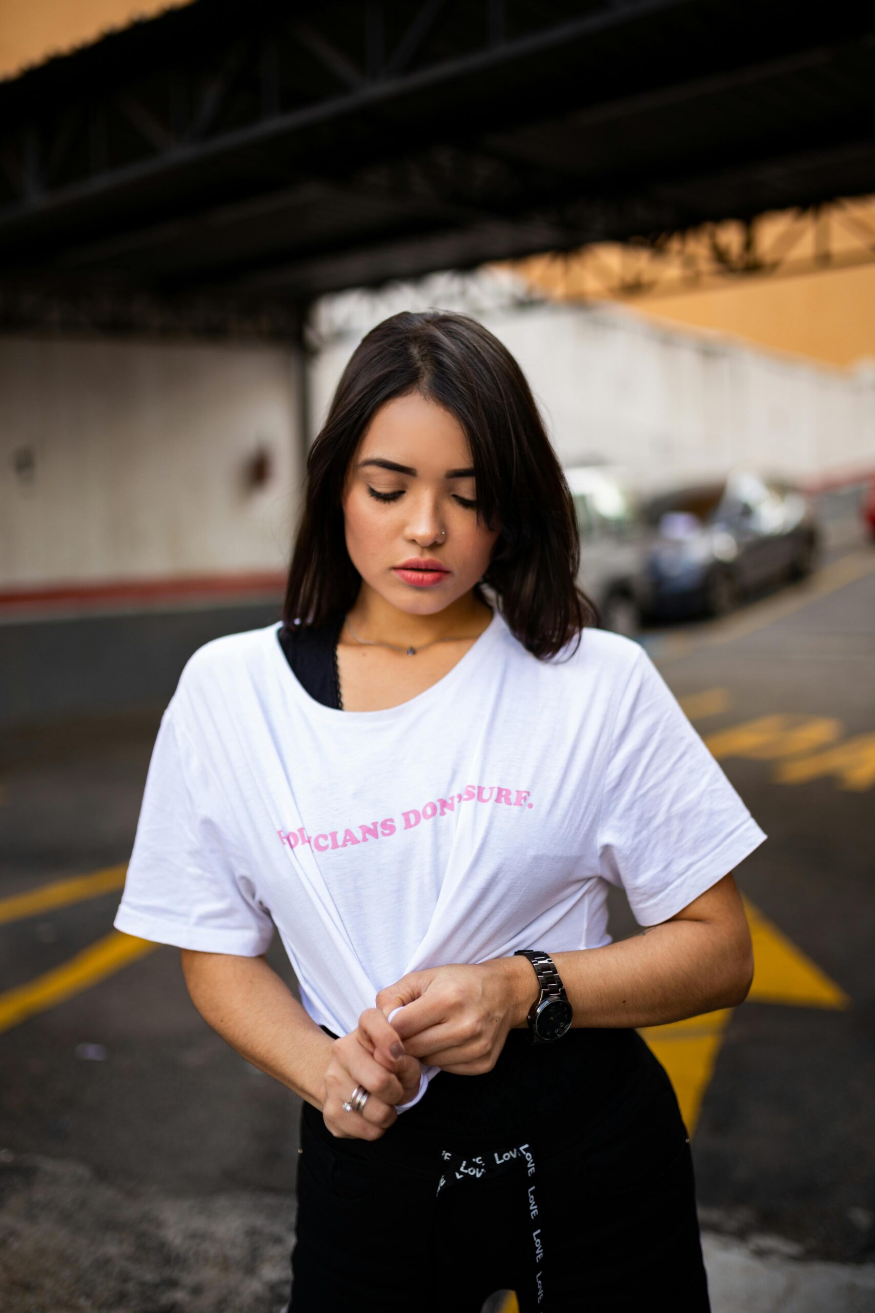 women crop oversized