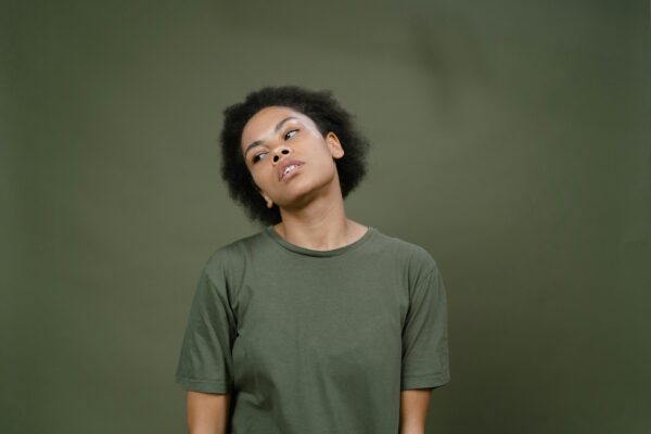 Olive Oversized Essential Tee